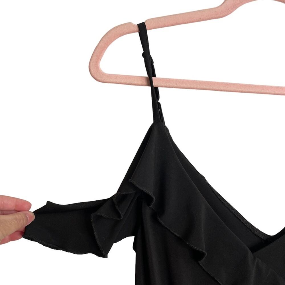 Bardot Revolve Ruffle Black Bodysuit - Picture 5 of 7